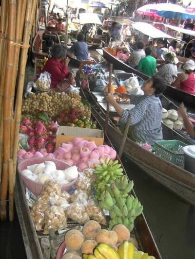 Плавучий рынок Damnoen Saduak Плавучий рынок Damnoen Saduak