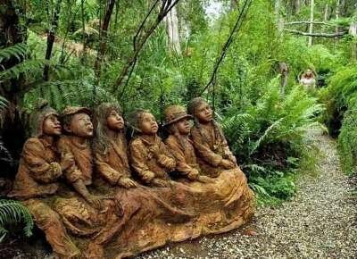 Bruno’s Art & Sculpture Garden - сказочный лес в Австралии Bruno’s Art & Sculpture Garden - сказочный лес в Австралии