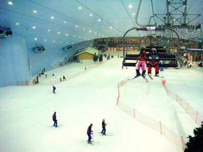 Крытый горнолыжный курорт Ski Dubai