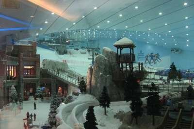 Крытый горнолыжный курорт Ski Dubai